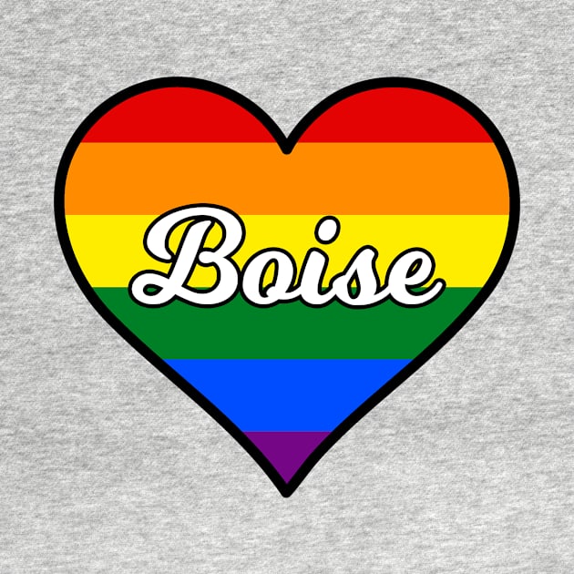 Boise Idaho Gay Pride Heart by fearcity